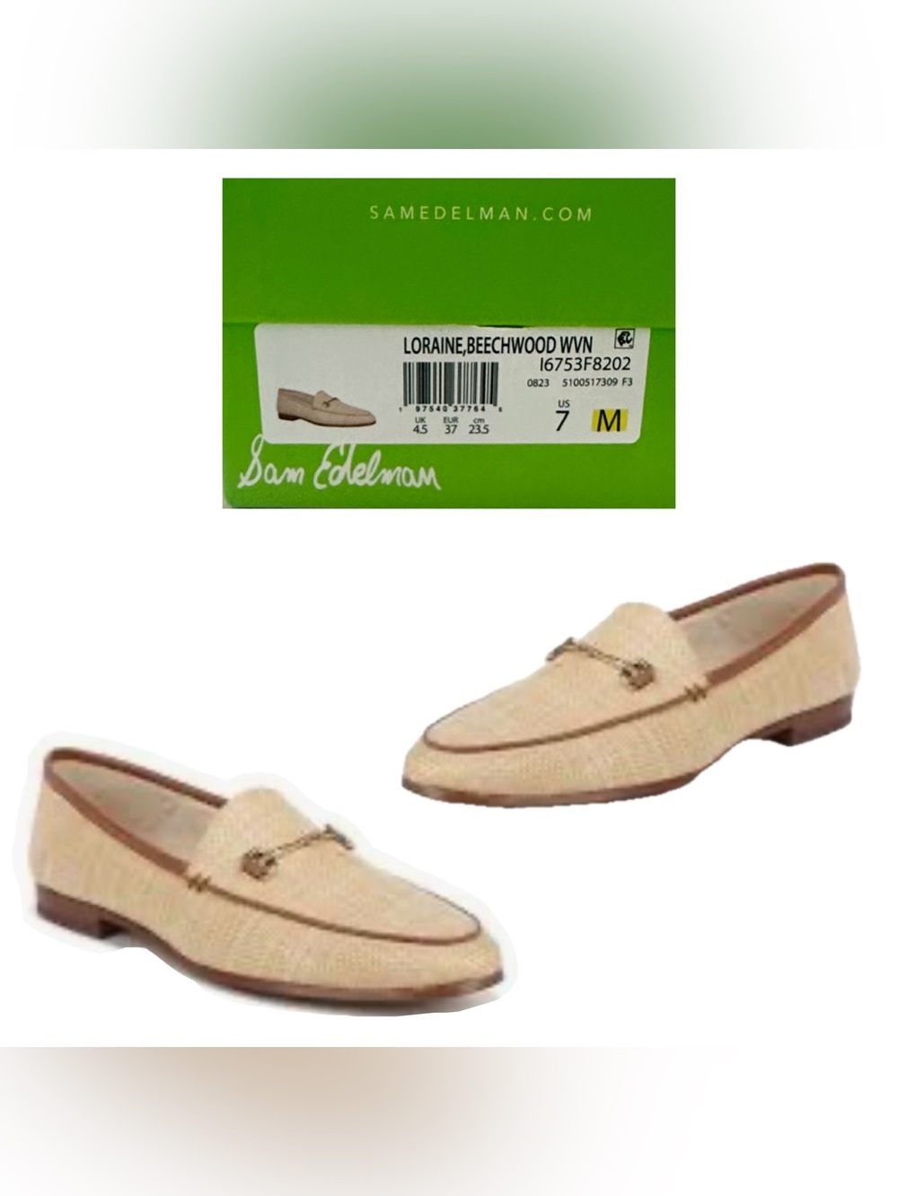 Sam Edelman Lorraine Woven Loafers with Metal Horse Bit